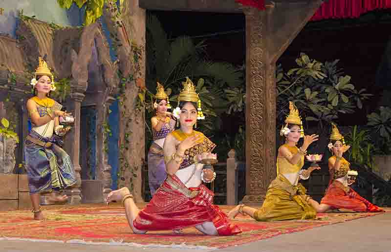 27 - Camboya - Siem Reap - danzas tradicionales
